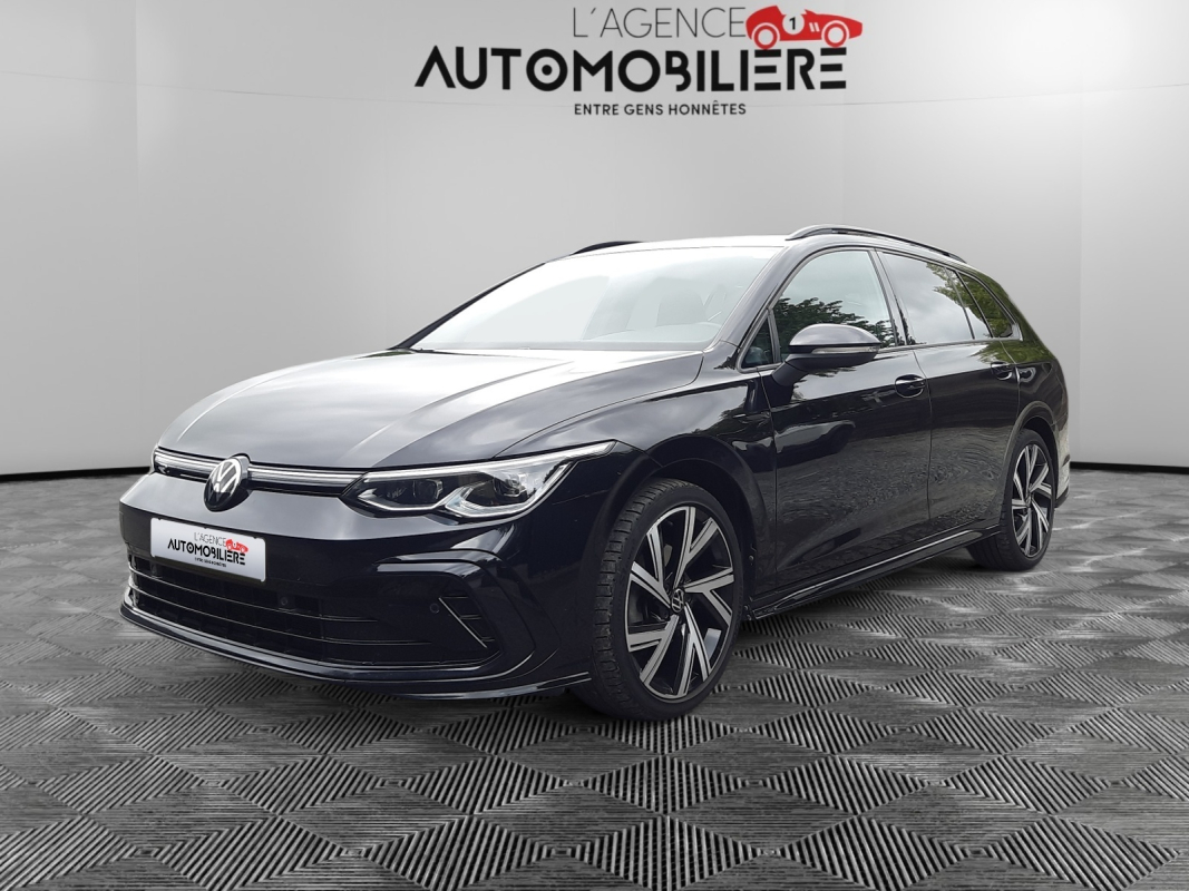 Achat voiture occasion, Auto occasion pas cher | Agence Auto Volkswagen Golf Variant (Break) 1.5 eTSI R-Line MHEV Business Premium DSG 131Ch/ Garantie 12 Mois Noir Année 2023 Automatique Essence