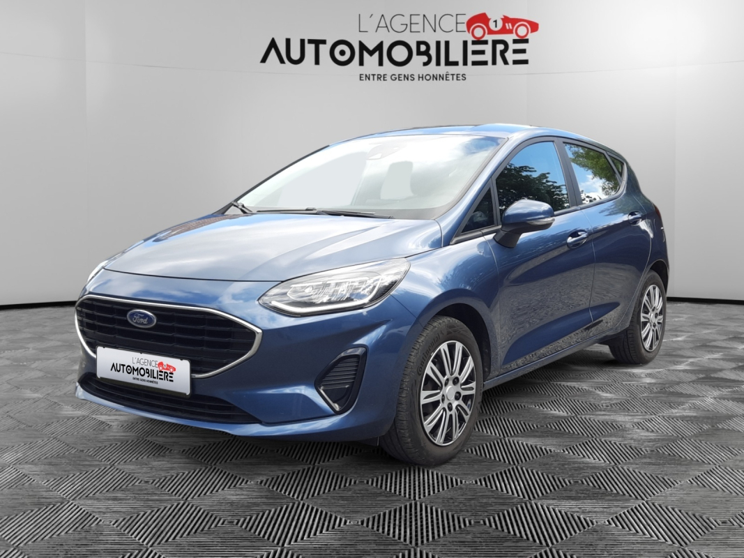 Achat voiture occasion, Auto occasion pas cher | Agence Auto Ford Fiesta 1.0 EcoBoost Connected 101Ch Boite 6V/ Garantie 12 Mois Bleu Année 2023 Manuelle Essence