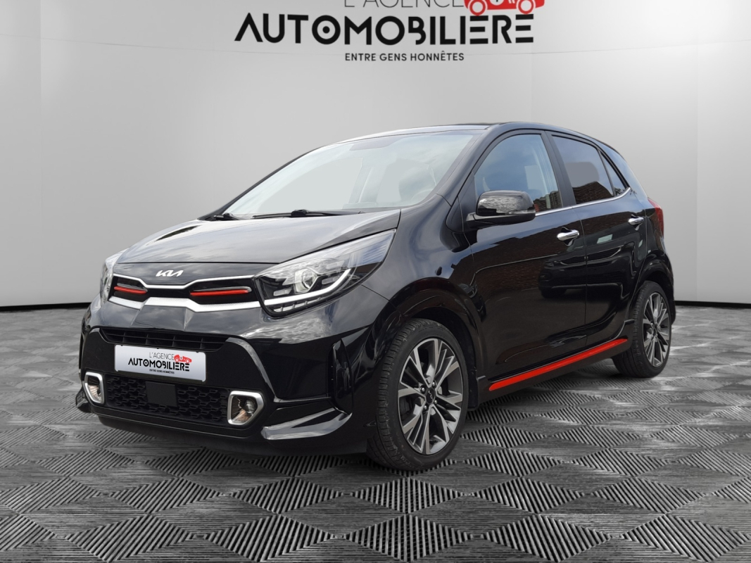 Achat voiture occasion, Auto occasion pas cher | Agence Auto Kia Picanto Picanto 1.0i GT Line / Garantie Kia 7 ans ou 150.000kms Noir Année 2022 Manuelle Essence